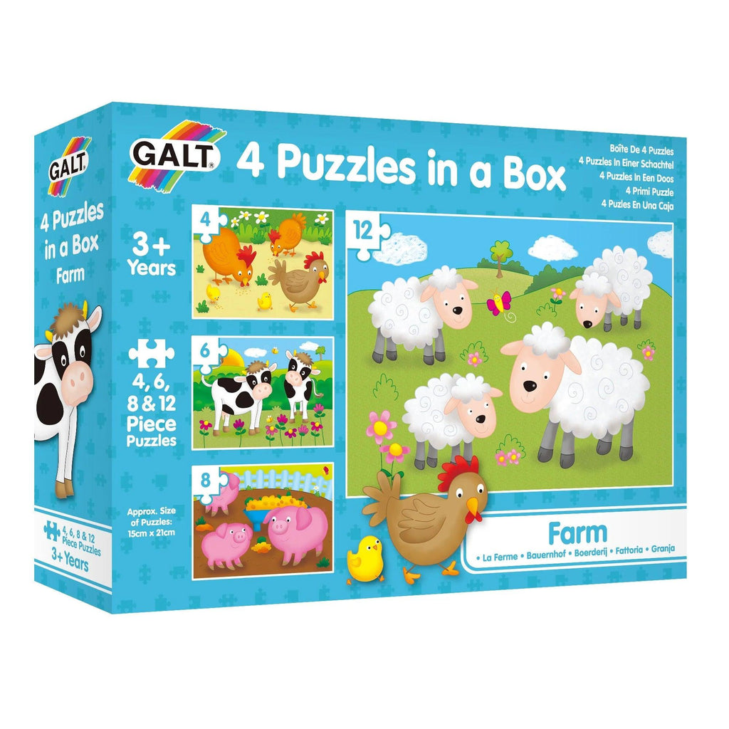4 Puzzles in a Box - Farm - TheToysRoom