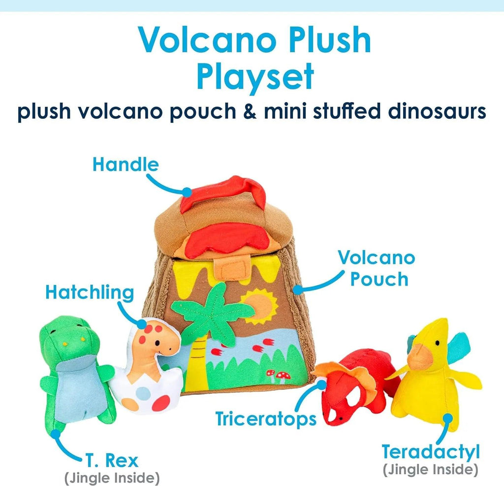Dinosaur Volcano Plush Playset - TheToysRoom