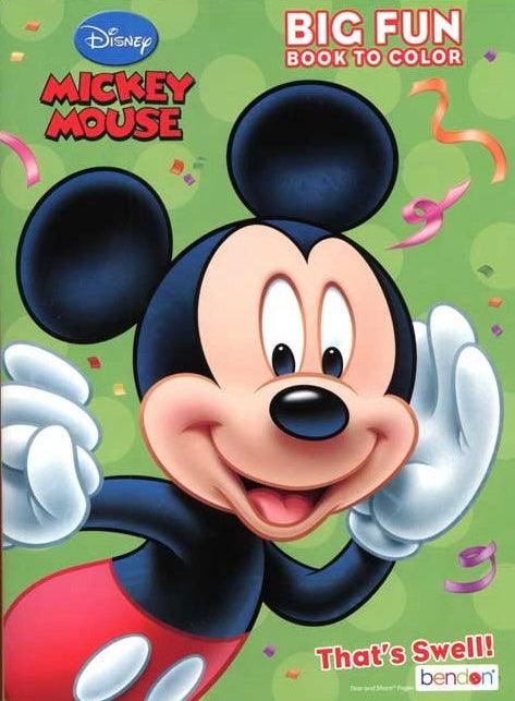 Disney Mickey Mouse Big Fun Book to Color - TheToysRoom