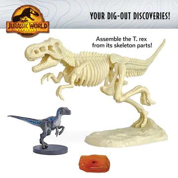 Jurassic World: Dominion Dinosaur Dig - Blue, T. Rex, and Amber - TheToysRoom