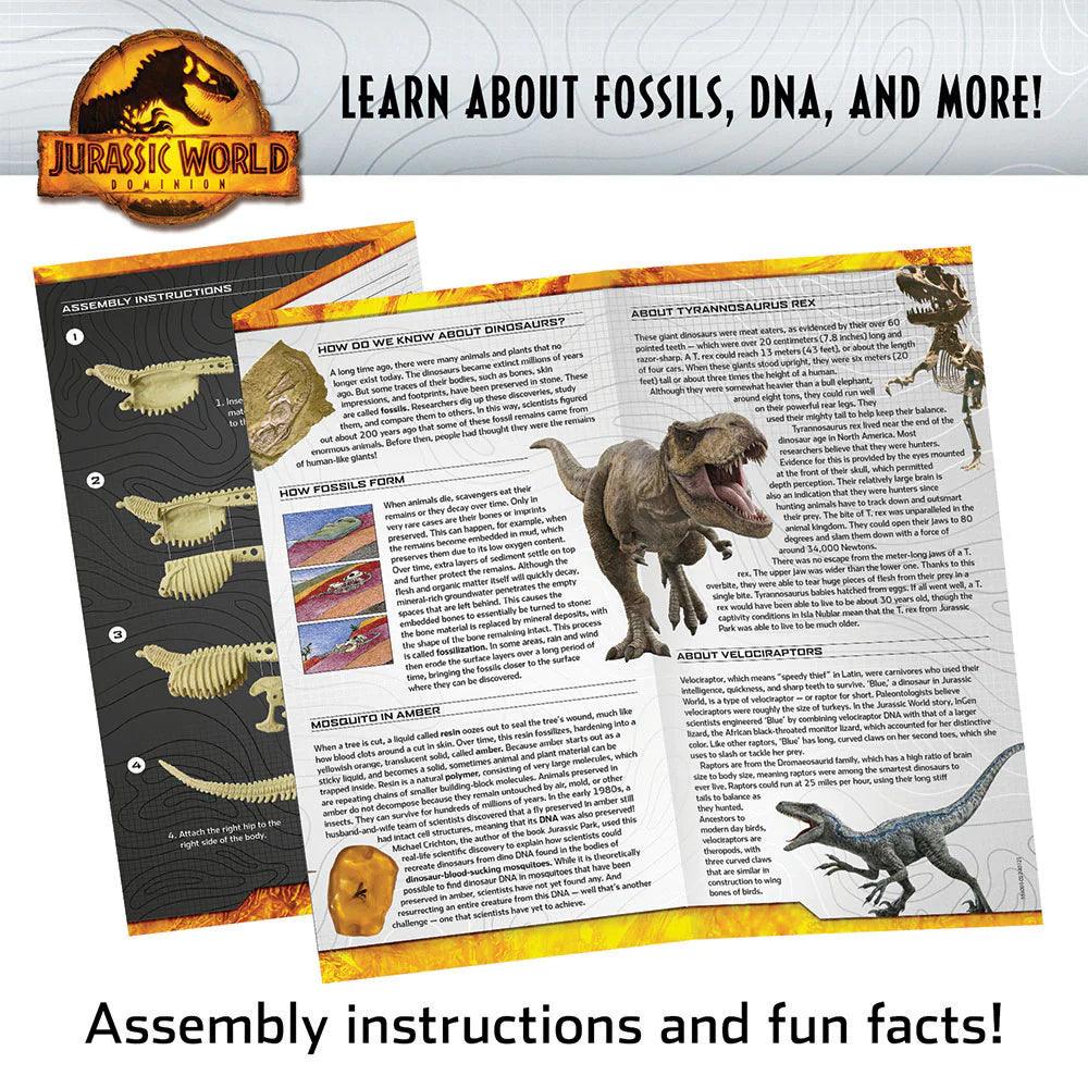 Jurassic World: Dominion Dinosaur Dig - Blue, T. Rex, and Amber - TheToysRoom