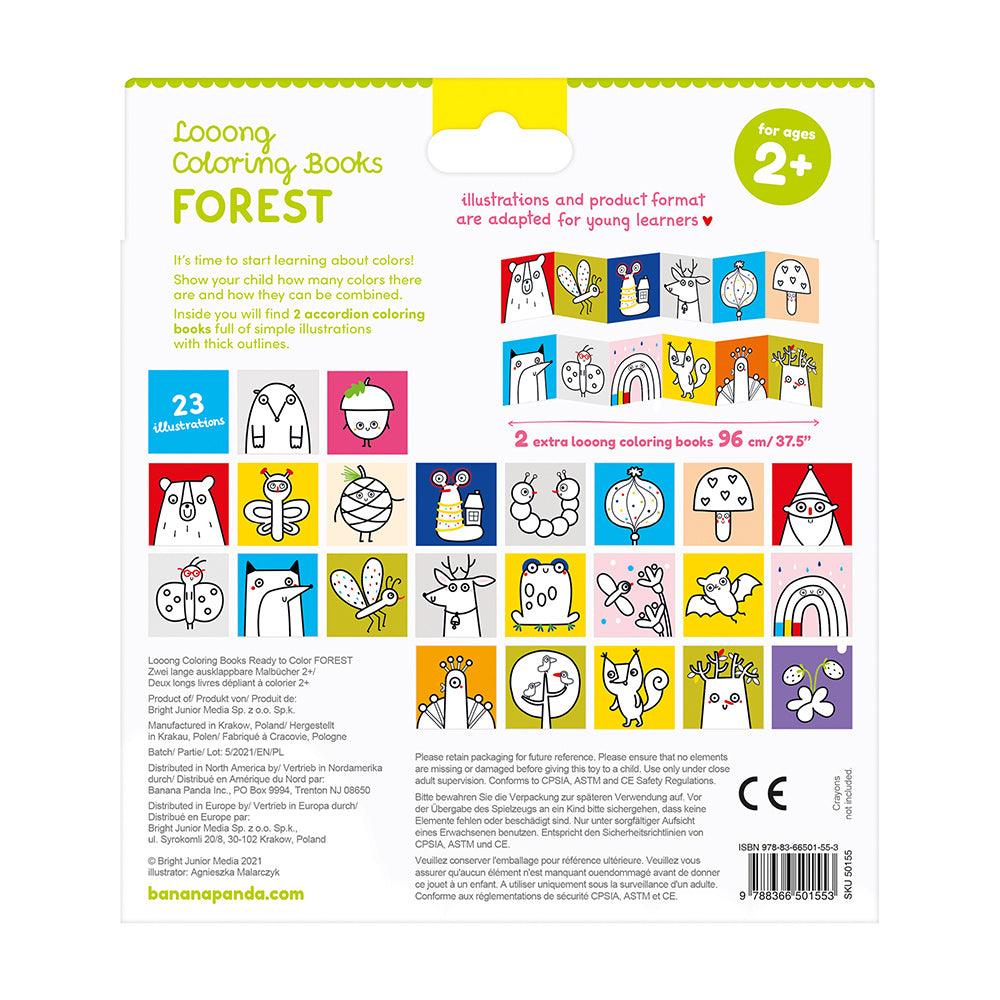 Looong Coloring Books - Ready to Color Forest - TheToysRoom