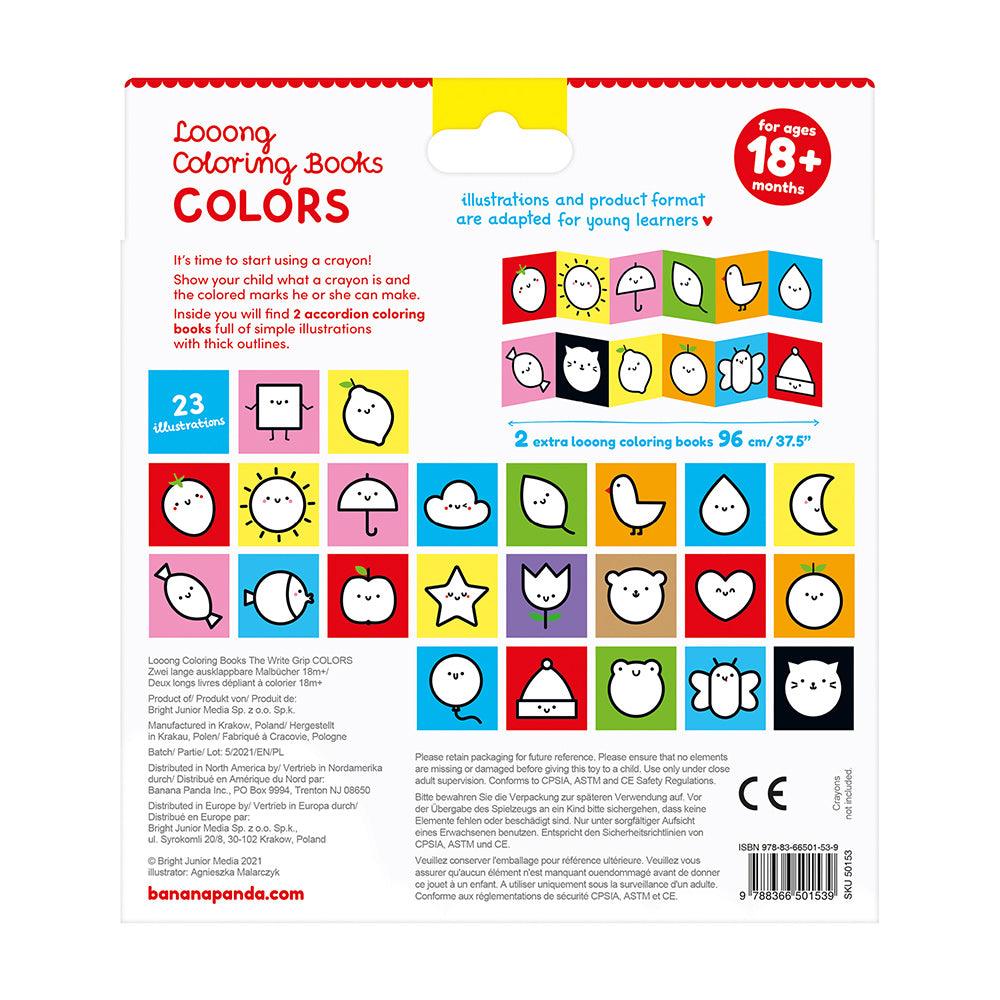 Looong Coloring Books The Write Grip - Colors - TheToysRoom