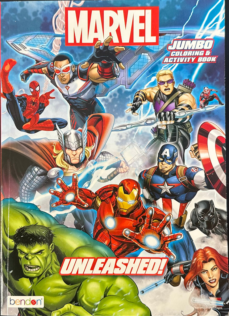 Marvel Unleashed Jumbo Coloring and Activity Book - TheToysRoom