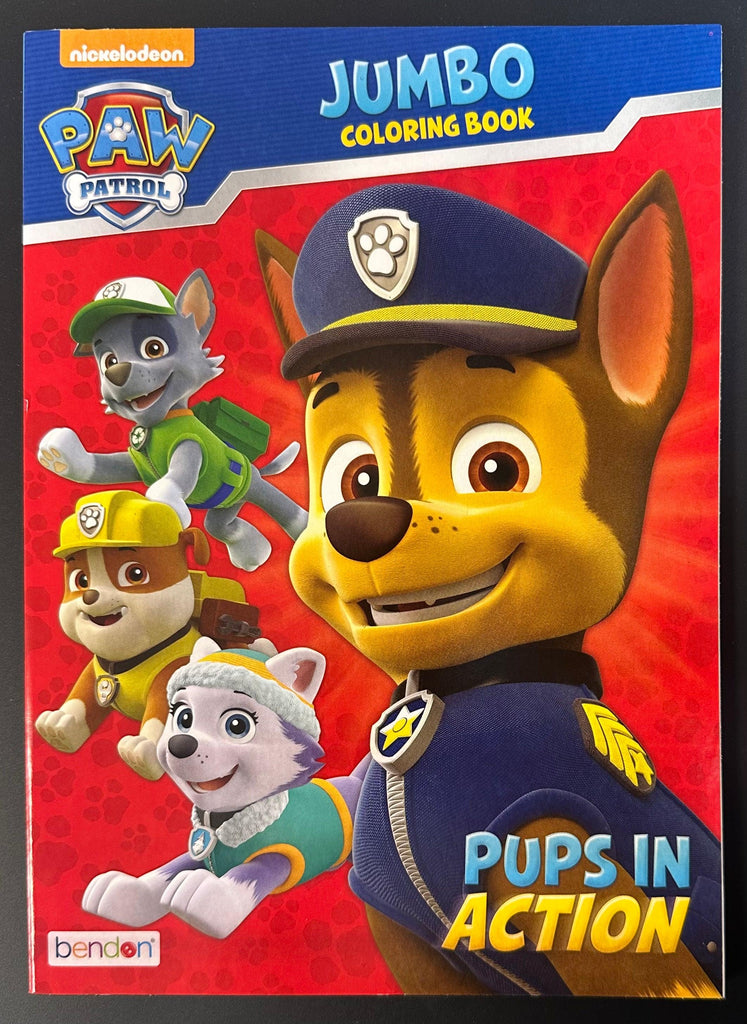 Paw Patrol: Pups in Action Jumbo Coloring Book - TheToysRoom