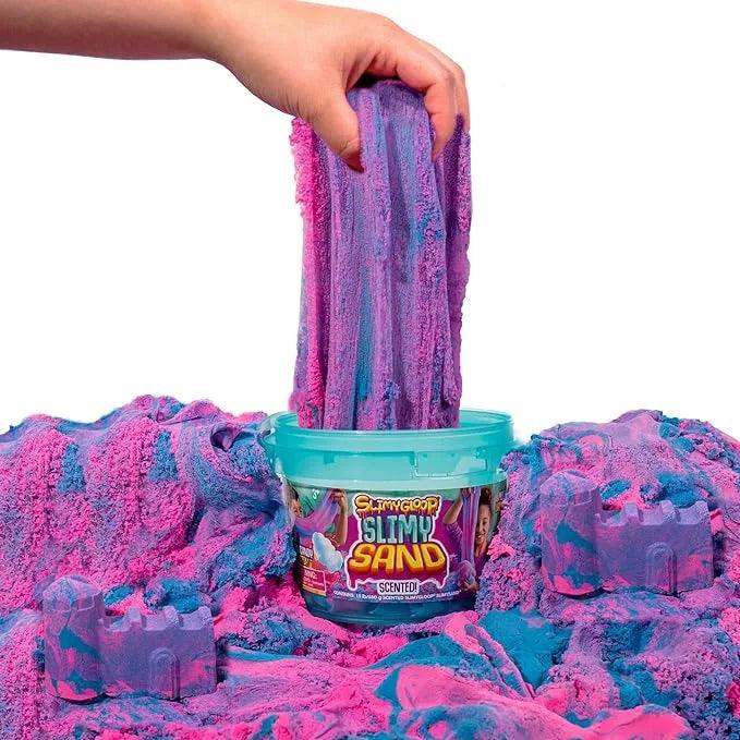 SLIMYGLOOP SLIMYSAND Bucket 1.5 lb. - Cotton Candy - Scented - TheToysRoom
