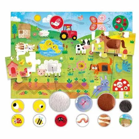 Tactile Puzzle Montessori Farm - TheToysRoom