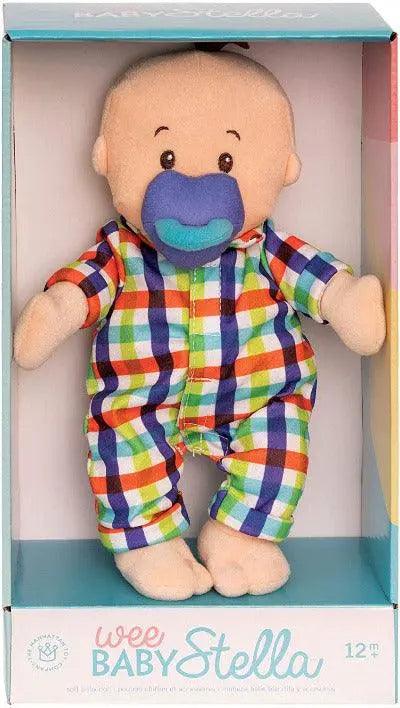 Wee Baby Fella Peach with Brown Hair - TheToysRoom