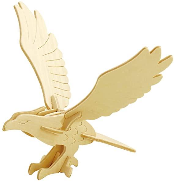 3D Wooden Puzzle Eagle - TheToysRoom
