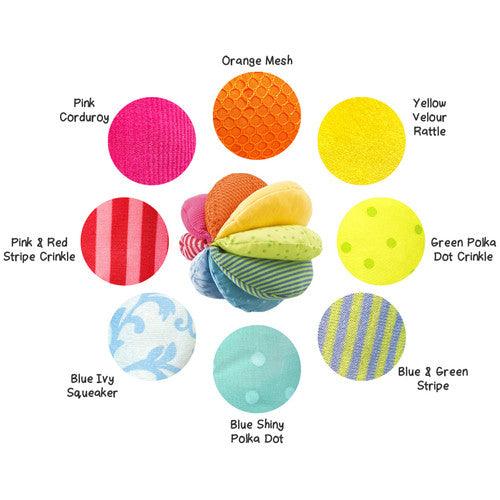 6" Rainbow Fabric Ball - TheToysRoom