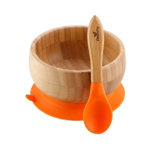 Bamboo Suction Baby Bowl + Spoon - TheToysRoom