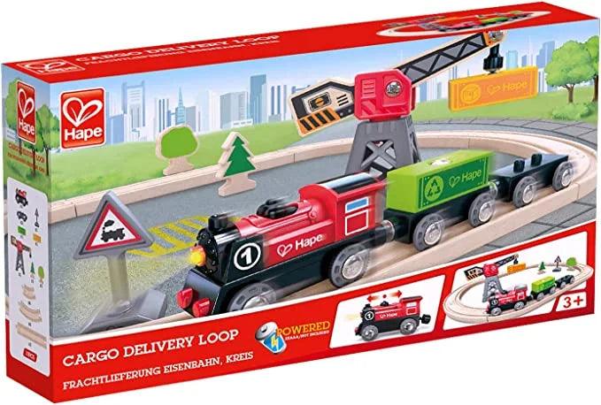 Cargo Delivery Loop Train and Railway Toy Set - TheToysRoom