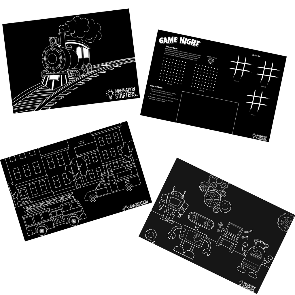 Chalkboard Placemats Action - TheToysRoom