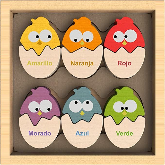 Color 'N Eggs Bilingual Puzzle - TheToysRoom