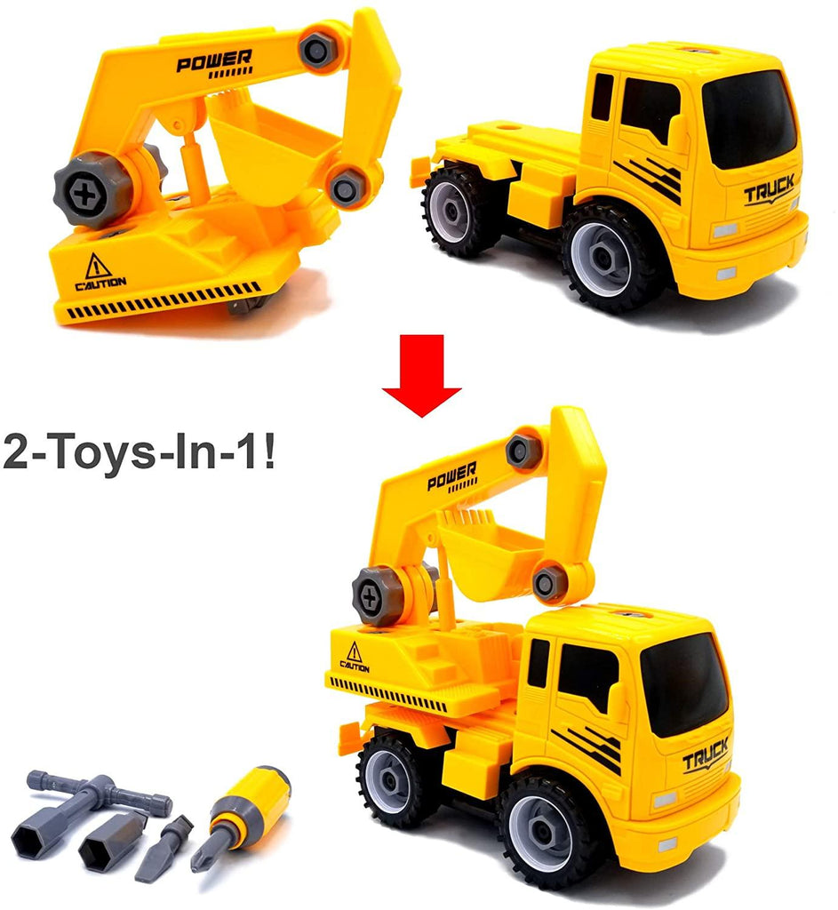 Construct A Truck - Excavator - TheToysRoom