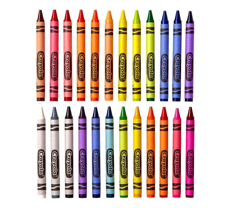 Crayola - Classic Color Crayons, Peggable Retail Pack, 24 Colors - TheToysRoom