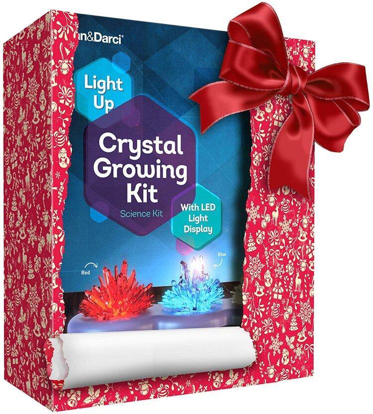 Dan & Darci Light-Up Crystal Growing Kit for Kids - TheToysRoom