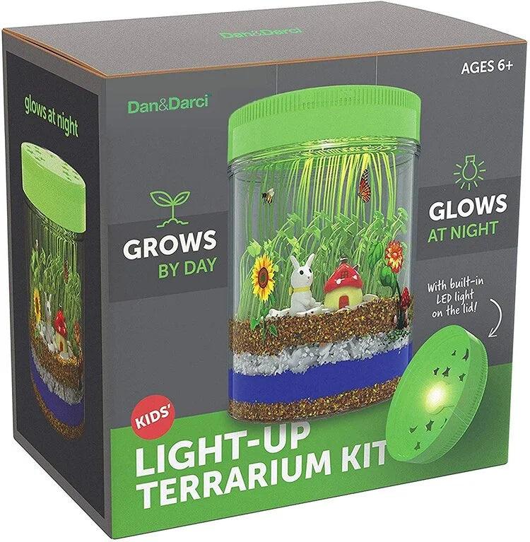 Dan&Darci Light-up Terrarium Kit for Kids with LED Light on Lid - TheToysRoom