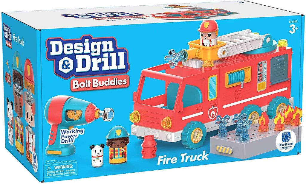Design & Drill Buddies Fire Truck - TheToysRoom