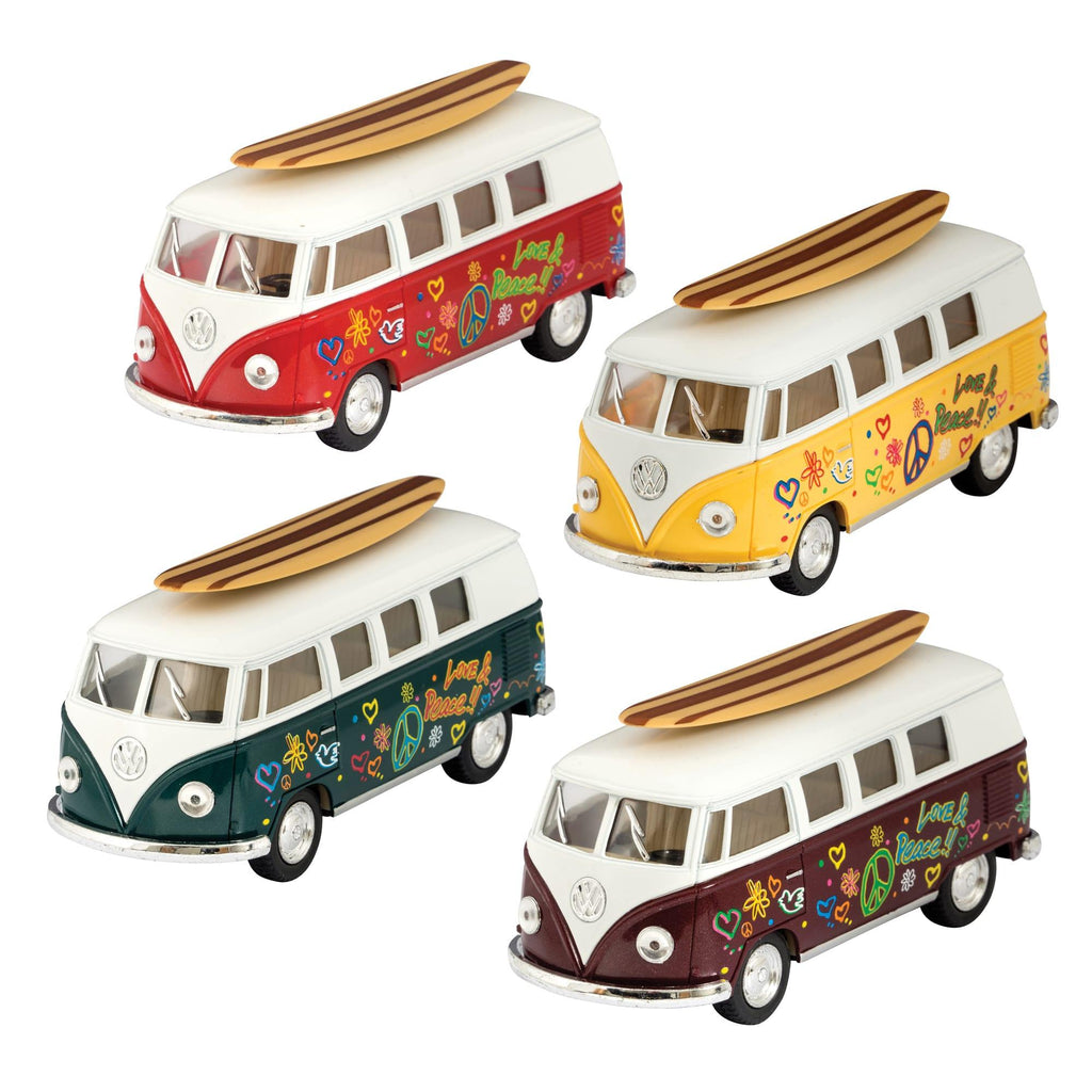 Die-Cast 62ft VW Bus and Surfboard - TheToysRoom