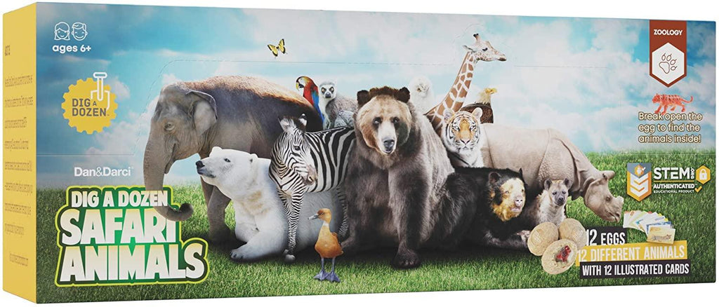 Dig a Dozen Safari Animals Kit - TheToysRoom