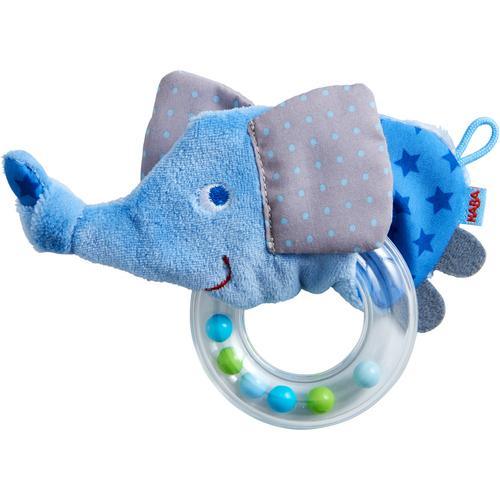 Elephant Rattle with Removable Teething Ring - TheToysRoom
