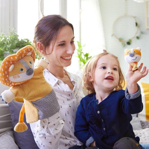 Glove Puppet Lion With Cub - TheToysRoom