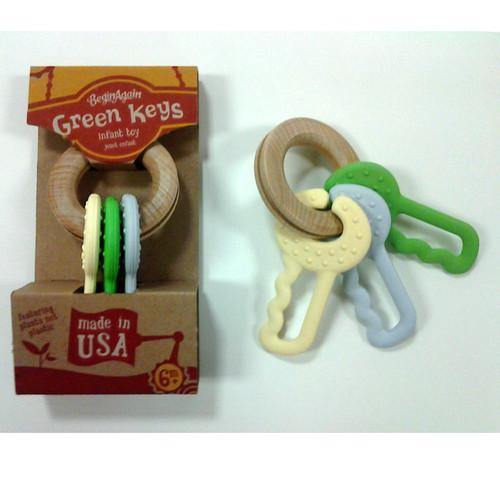 Green Keys Teether & Clutching Toy - TheToysRoom