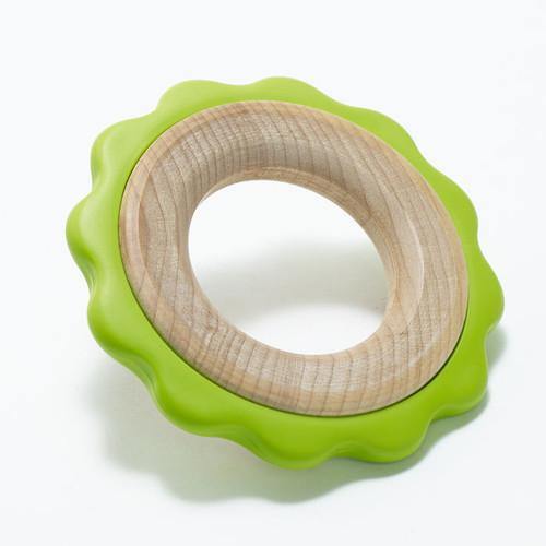 Green Ring Teether - Made in USA - TheToysRoom