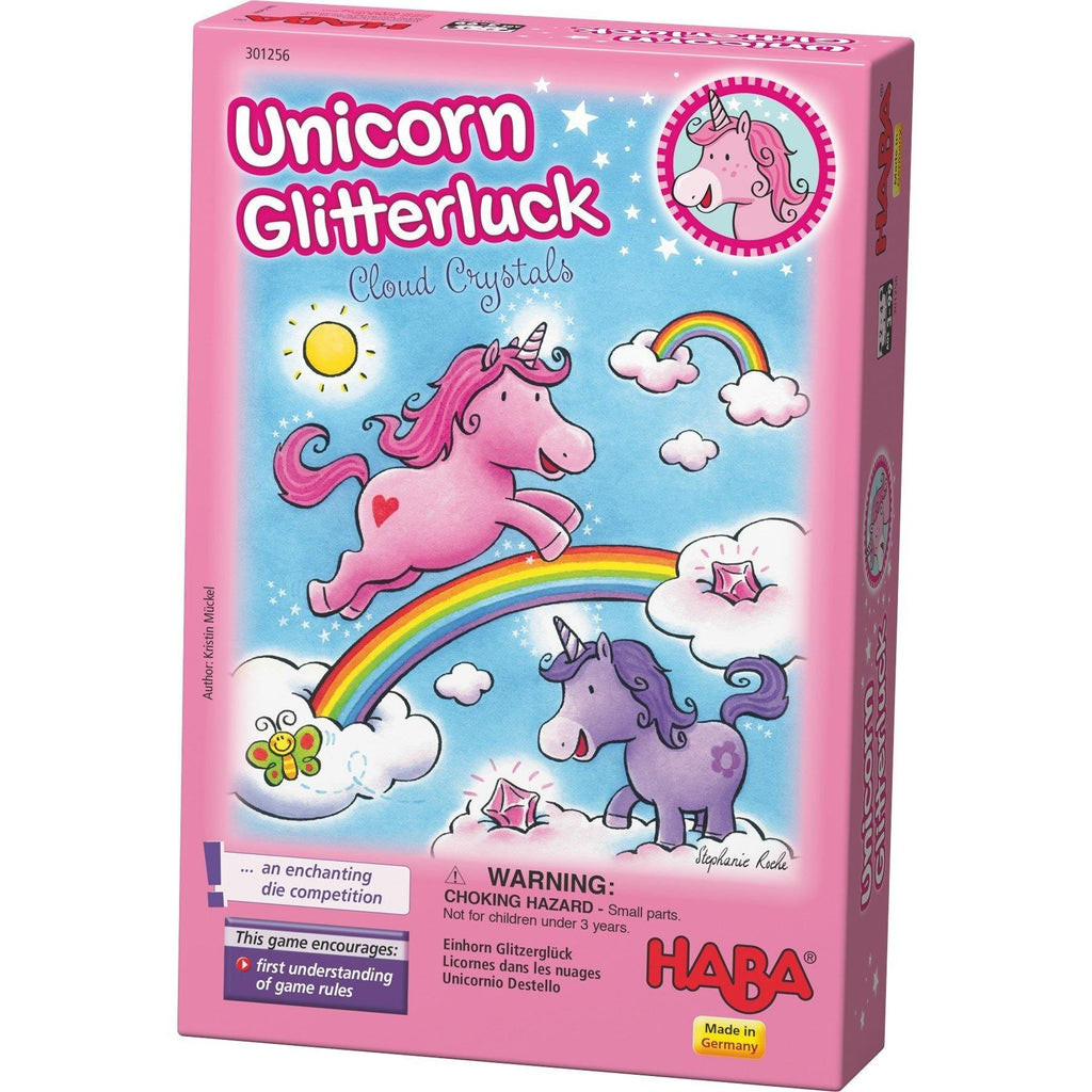 HABA Unicorn Glitterluck - Cloud Crystals Game - TheToysRoom