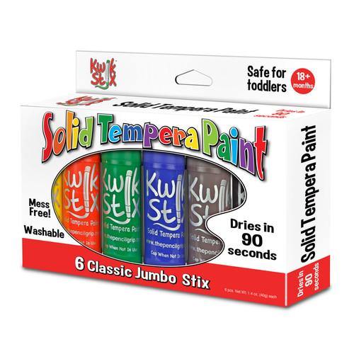 JUMBO Kwik Stix Solid Paint CLASSIC colors TPG-646 - TheToysRoom