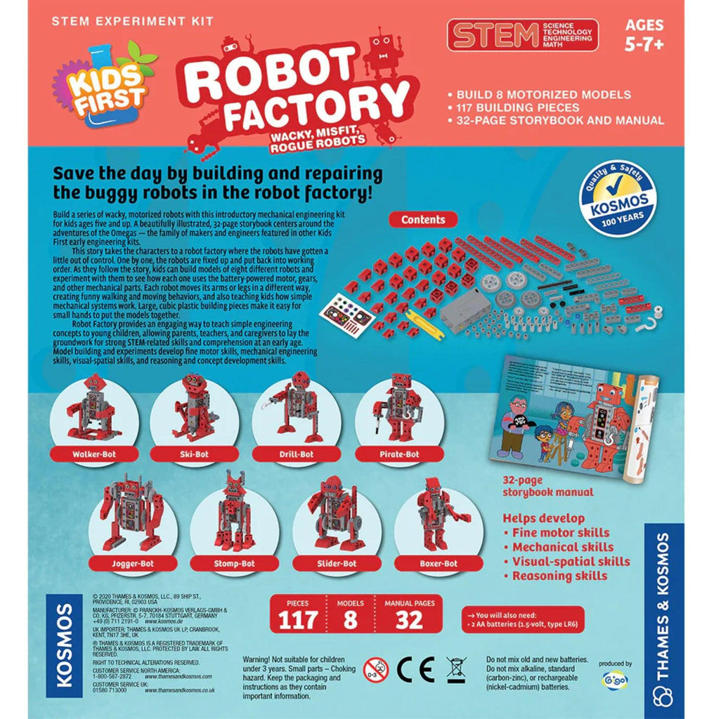 Kids First Robot Factory: Wacky, Misfit, Rogue Robots - TheToysRoom