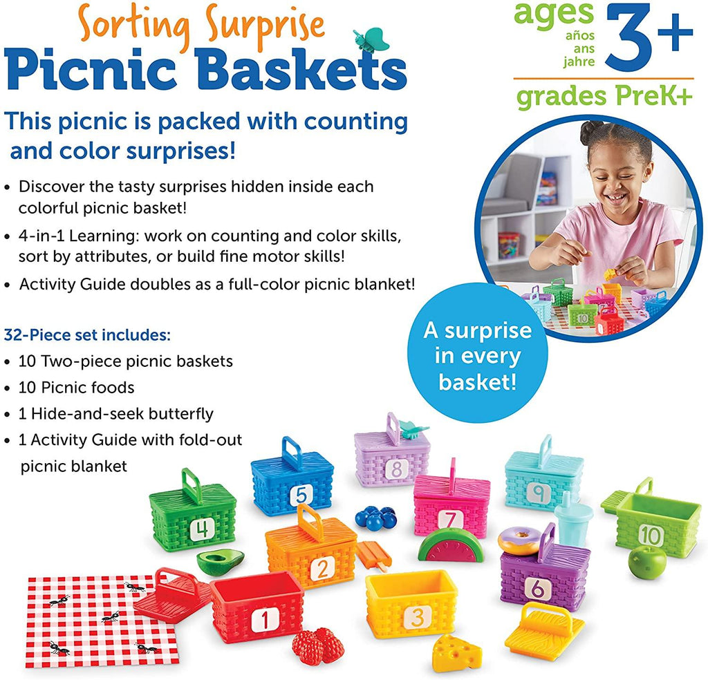 Learning Resources - Sorting Picnic Baskets - TheToysRoom