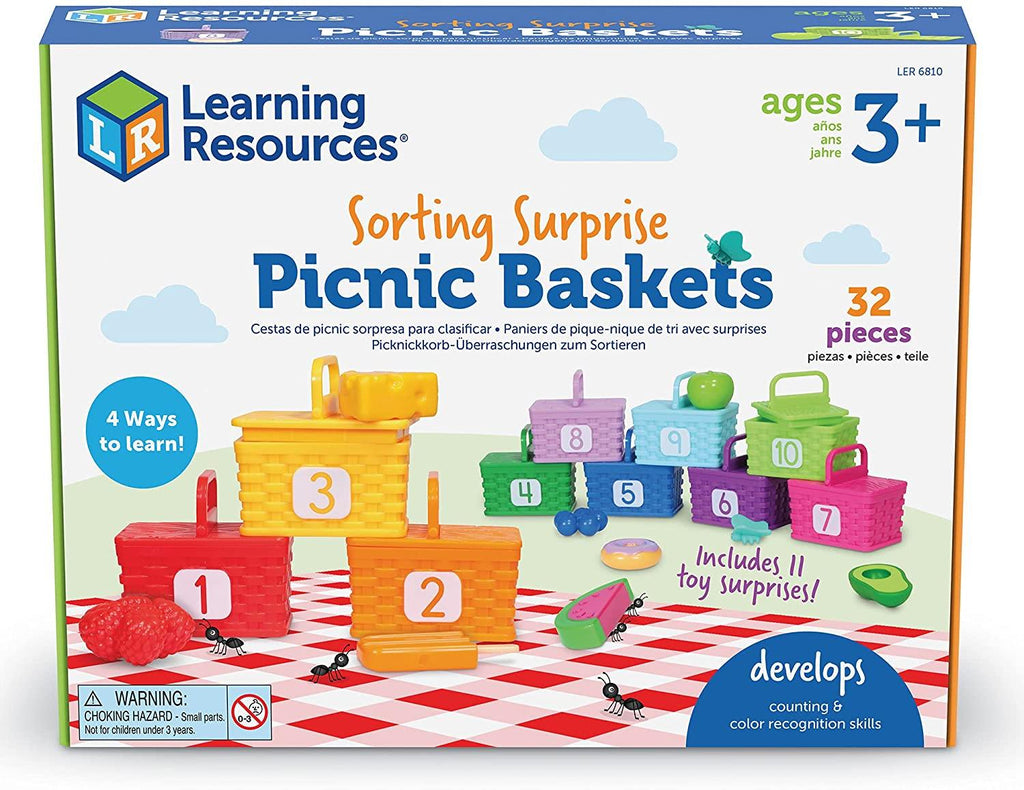 Learning Resources - Sorting Picnic Baskets - TheToysRoom