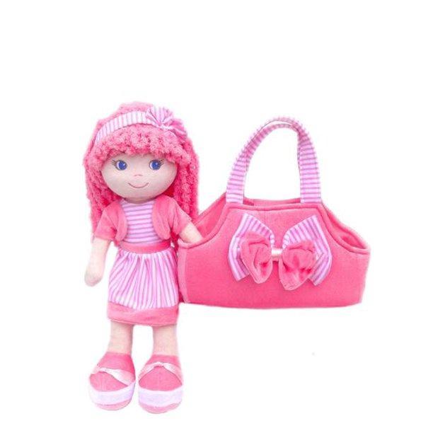 Leila Pink Dress up Doll with bag - TheToysRoom