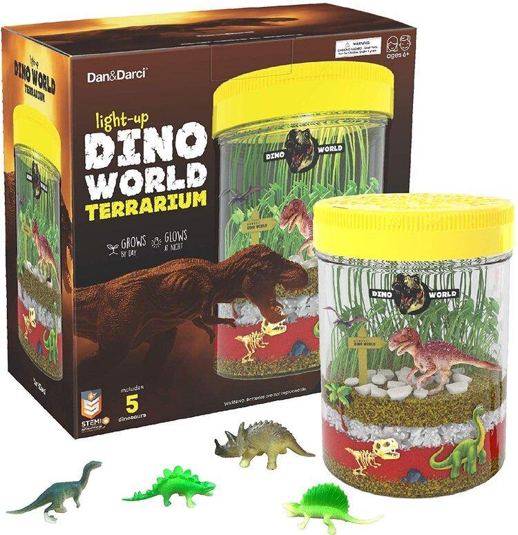 Light-Up Dino World Terrarium Kit For Kids - TheToysRoom