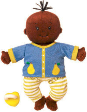 Manhattan Toy Baby Stella Brown Doll 15" Soft First Baby Doll - TheToysRoom