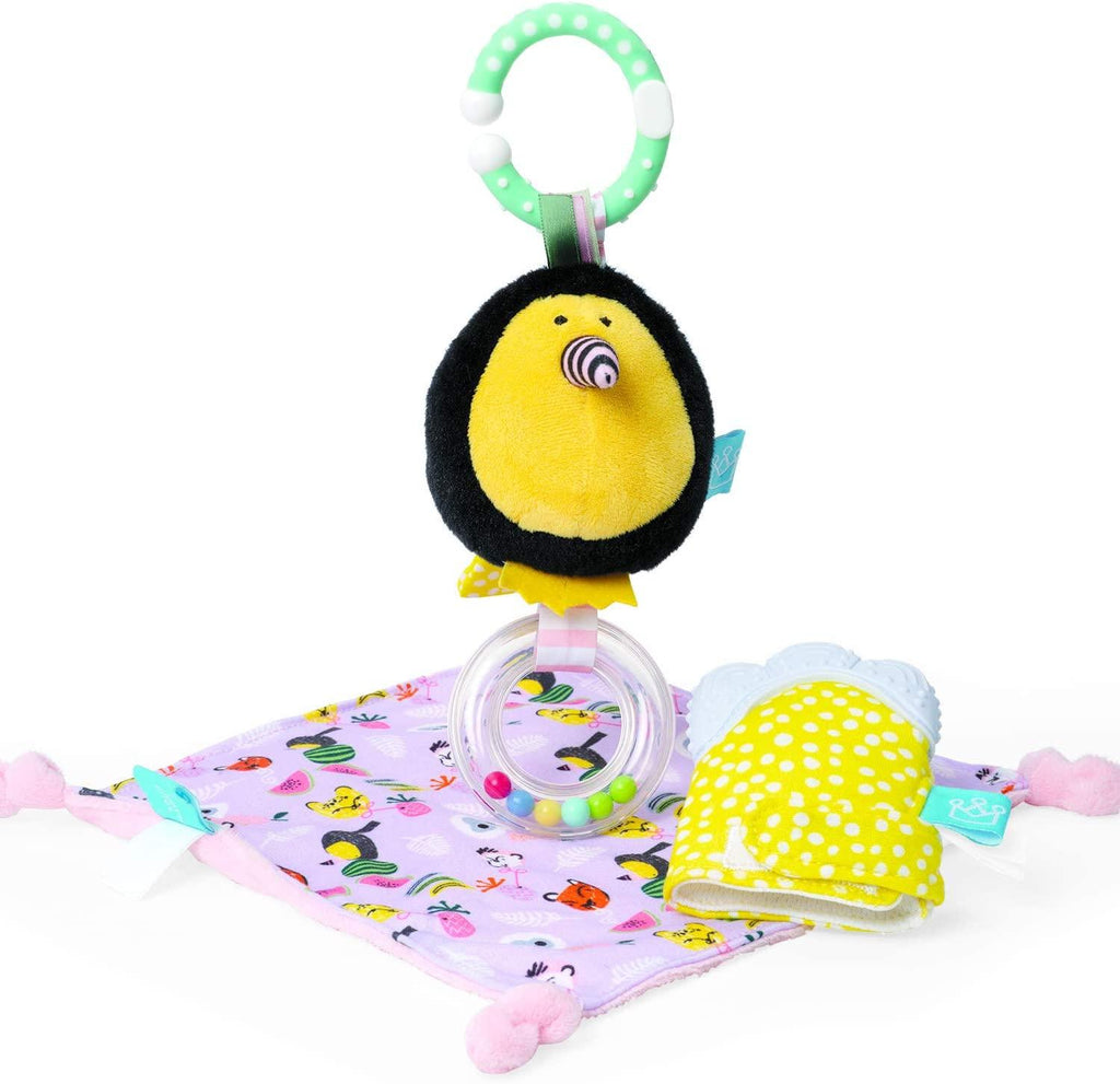 Manhattan Toy Fruity Paws Teether Mitt & Blankie Gift Set for Babies - TheToysRoom