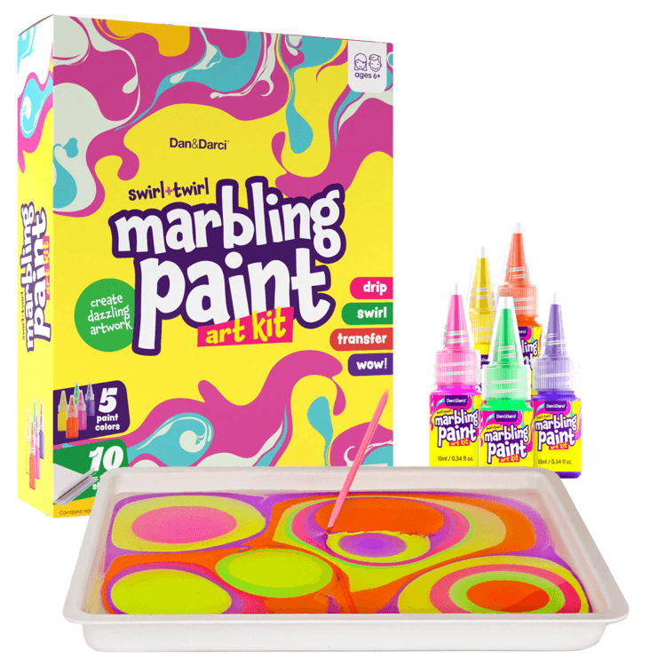 Marbling Paint Art Kit for Kids - TheToysRoom