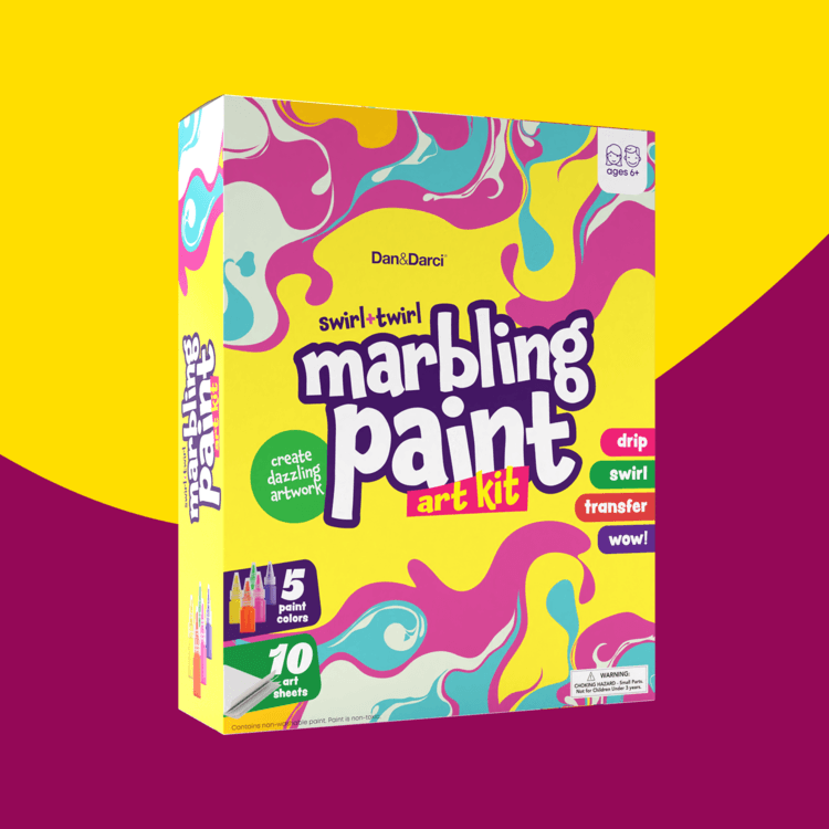 Marbling Paint Art Kit for Kids - TheToysRoom
