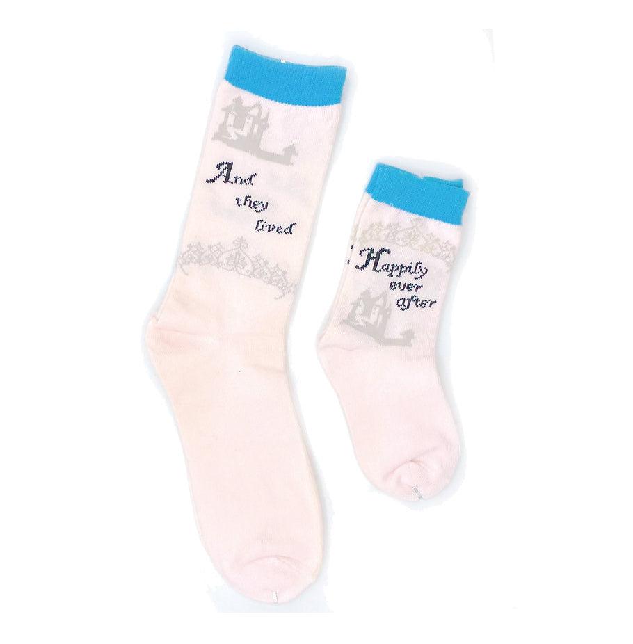 Mommy & Me, And They Lived Happily Ever After, 2-Pair Socks - TheToysRoom