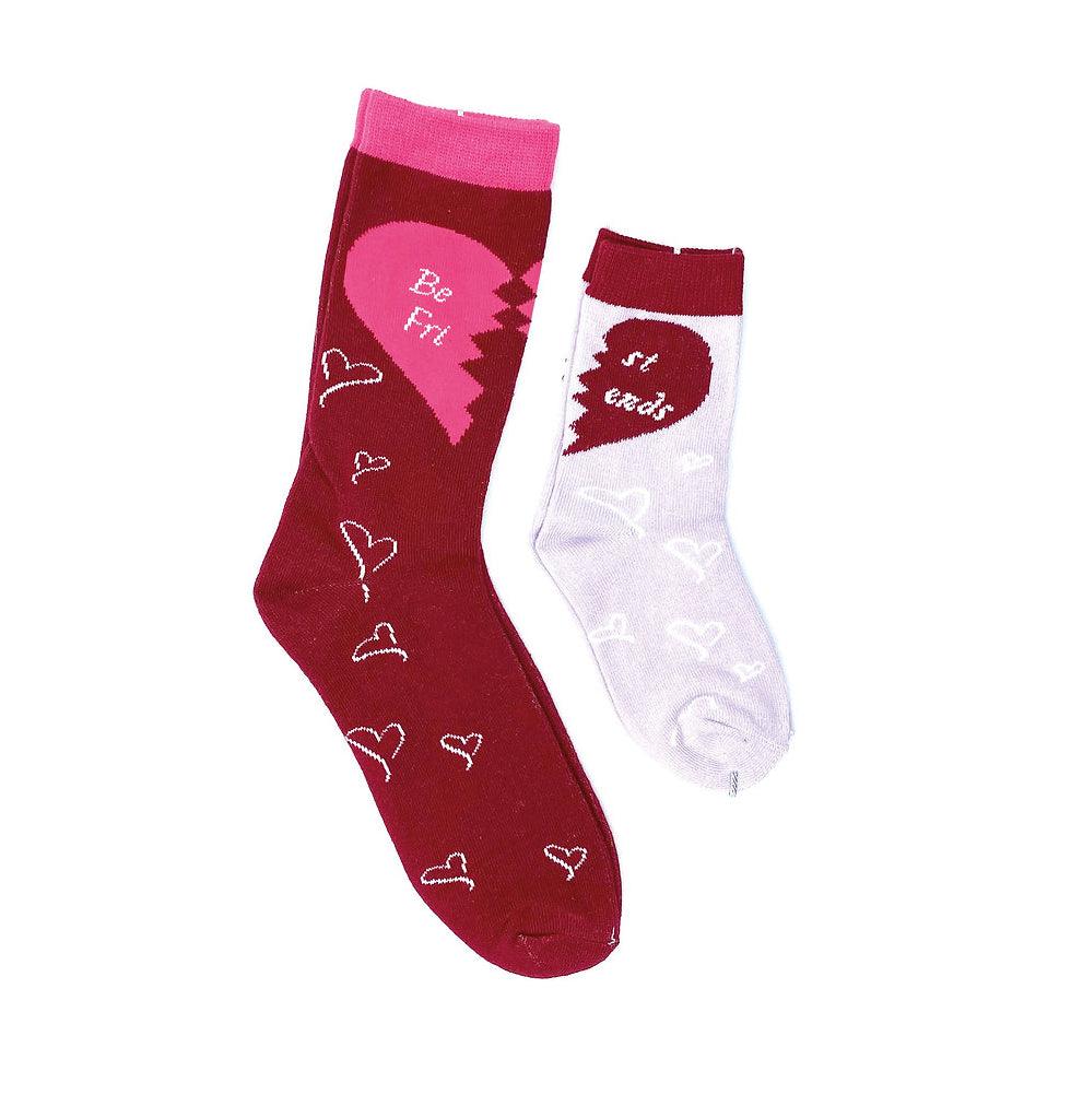 Mommy & Me, Best Friends, 2-Pair Socks - TheToysRoom