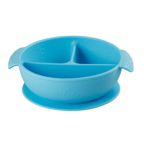 New Silicone Suction Divided Baby Bowl + Lid - TheToysRoom