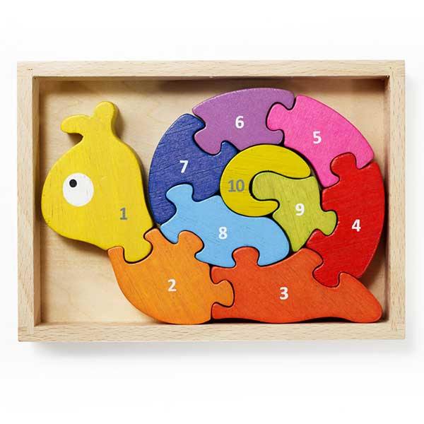 Number Snail Learning Puzzle - TheToysRoom
