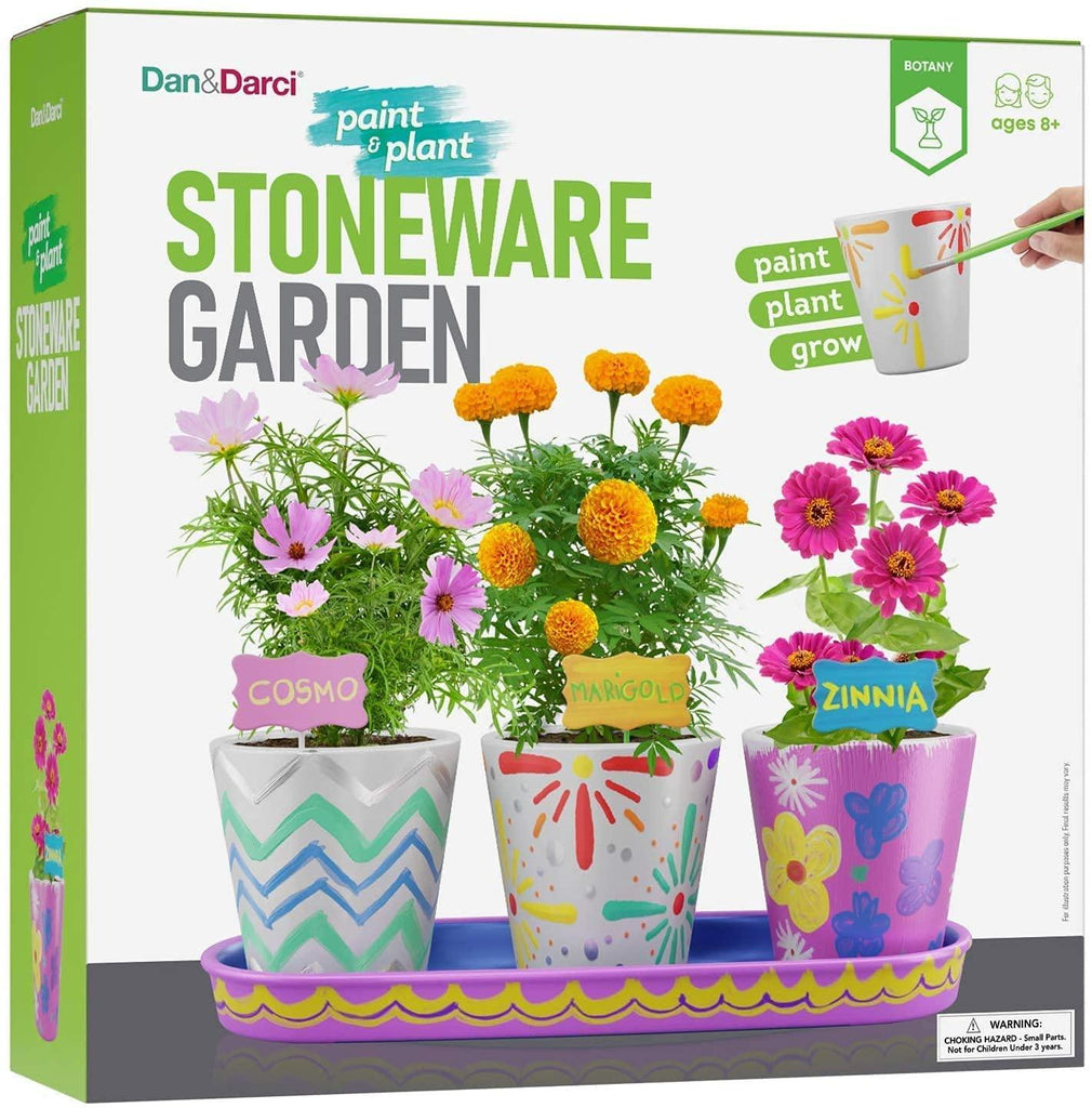 Paint & Plant Stoneware Flower Growing Kit - TheToysRoom