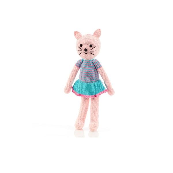 Pebble Cat Girl Rattle - TheToysRoom