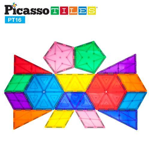 PicassoTiles PT16 3D Magnetic Building Block Tiles - TheToysRoom