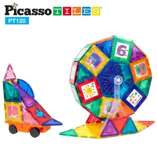 PicassoTiles PT56 3D Magnetic Building Block Tiles - TheToysRoom