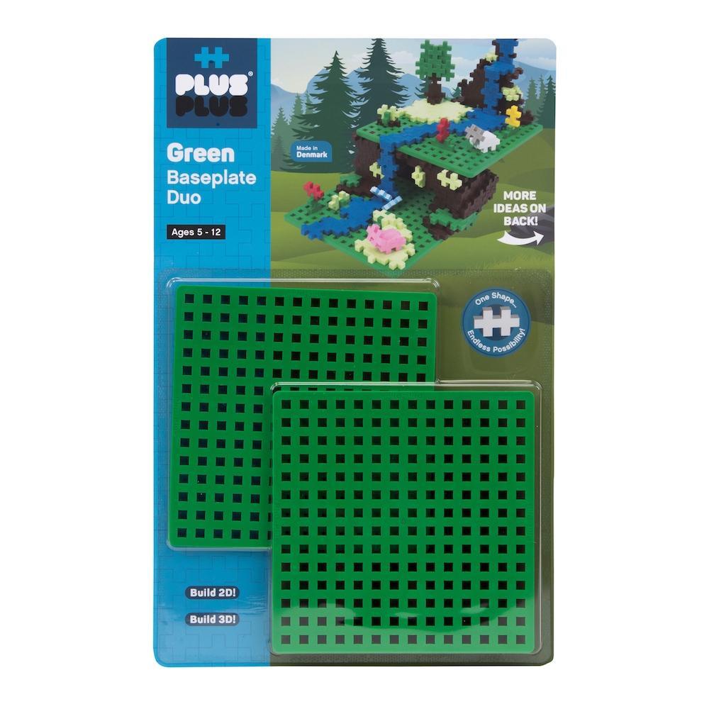 Plus-Plus Baseplate Duo - Green - TheToysRoom
