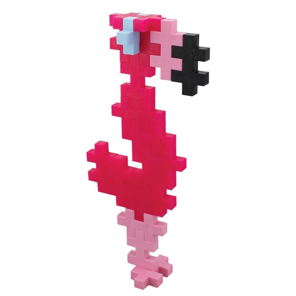 Plus-Plus - Flamingo / BIG 15 Piece Tube - TheToysRoom